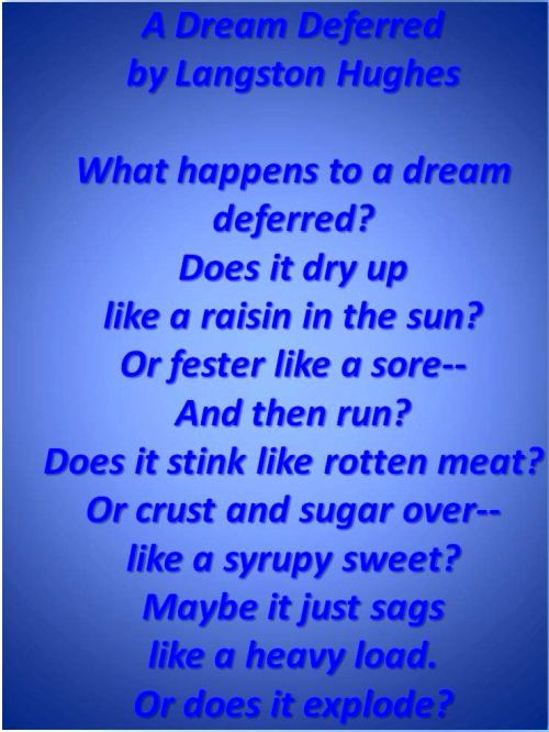 a-dream-deferred-by-langston-hughes